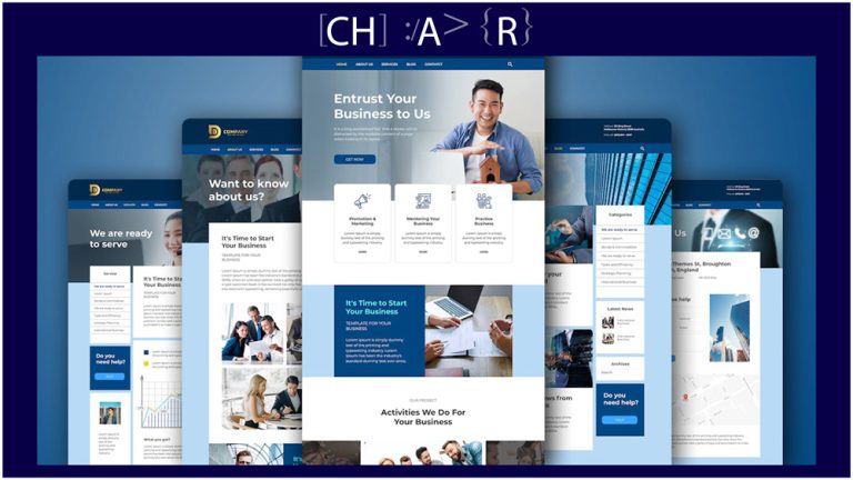 کاور مقاله ویژگی‌های ضروری در طراحی سایت شرکتی